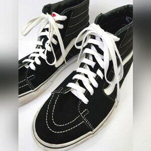 Vans Men's Classic SK8-Hi TC6D Black Suede High Top Shoes, sz 8